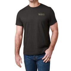 5.11 BREW GROUND SS TEE KISA KOL SIYAH T-SHIRT L